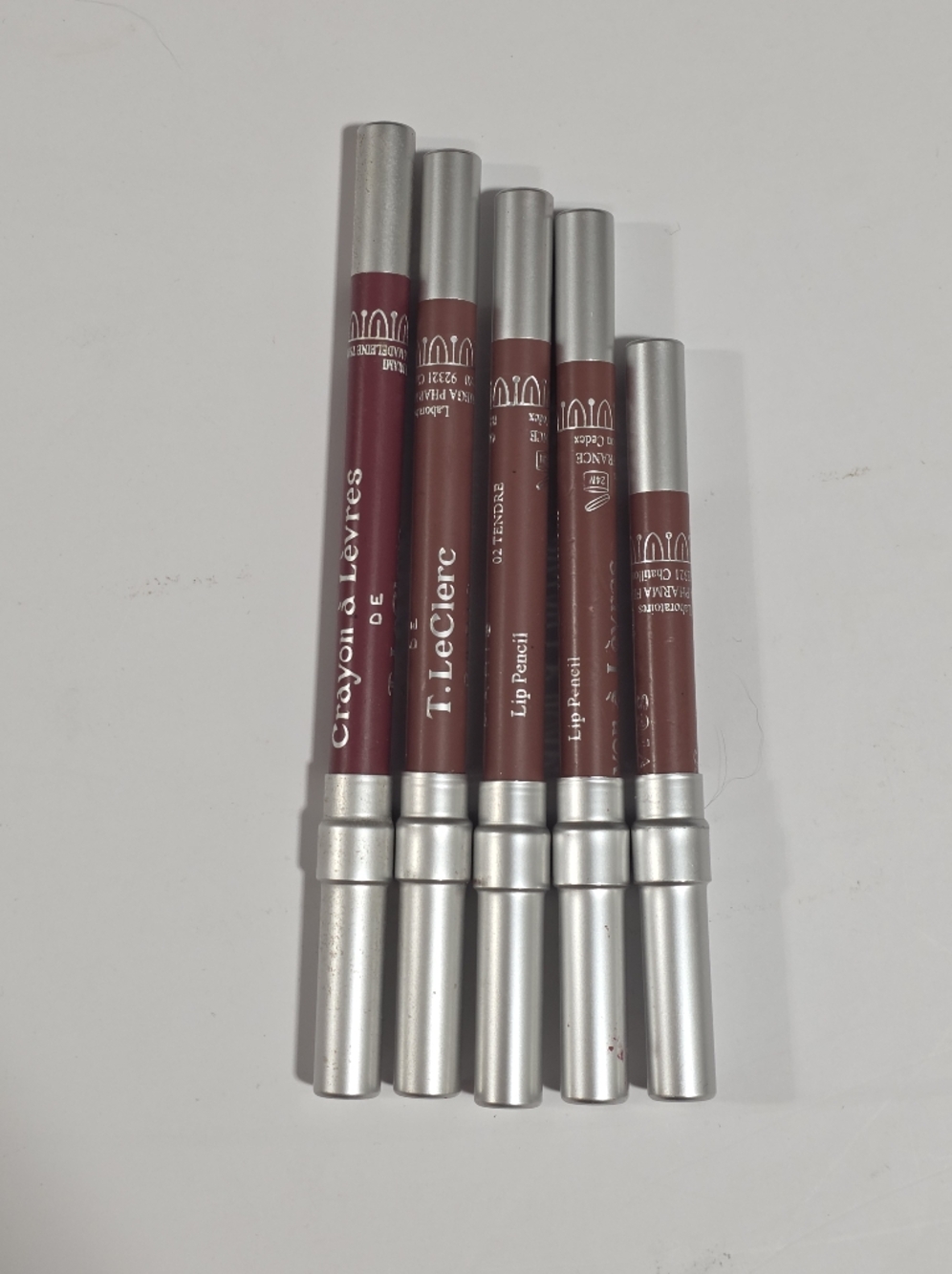 Lot 5 - T. LeClerc Lip Crayon Pencils - #02 Tendre #06 Divin